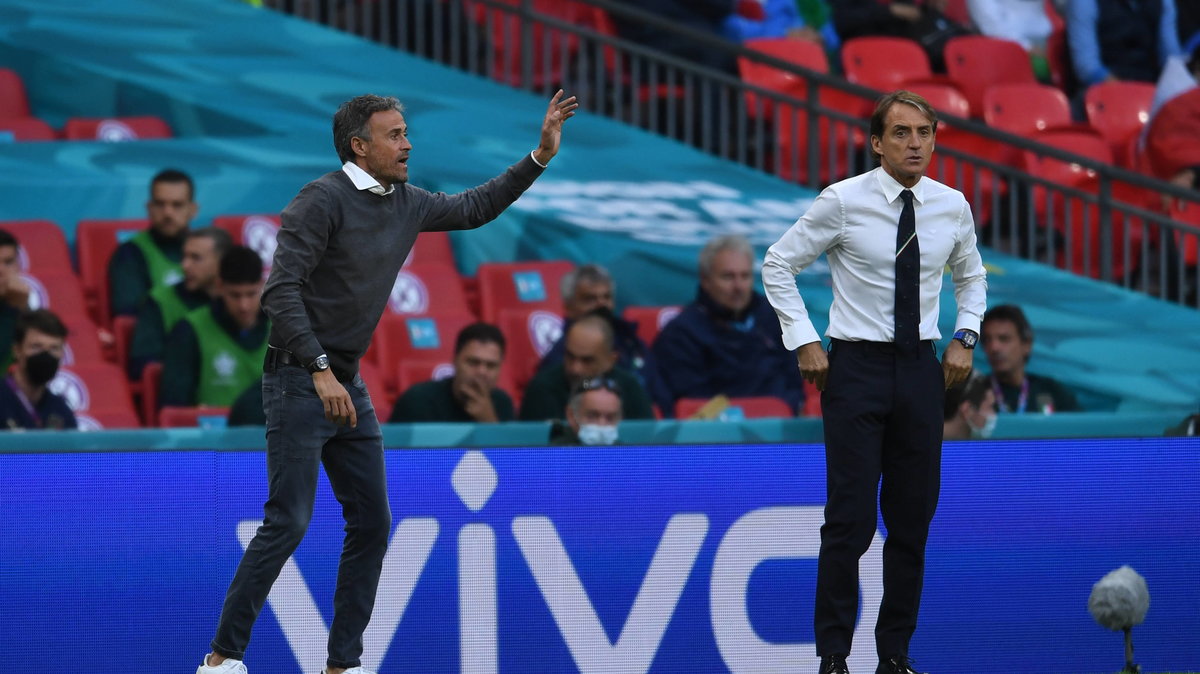 Roberto Mancini triumfował nad Luisem Enrique na Euro 2020. Jak będzie w półfinale Ligi Narodów?