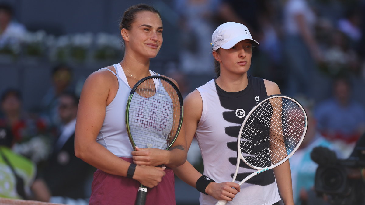 Aryna Sabalenka i Iga Świątek