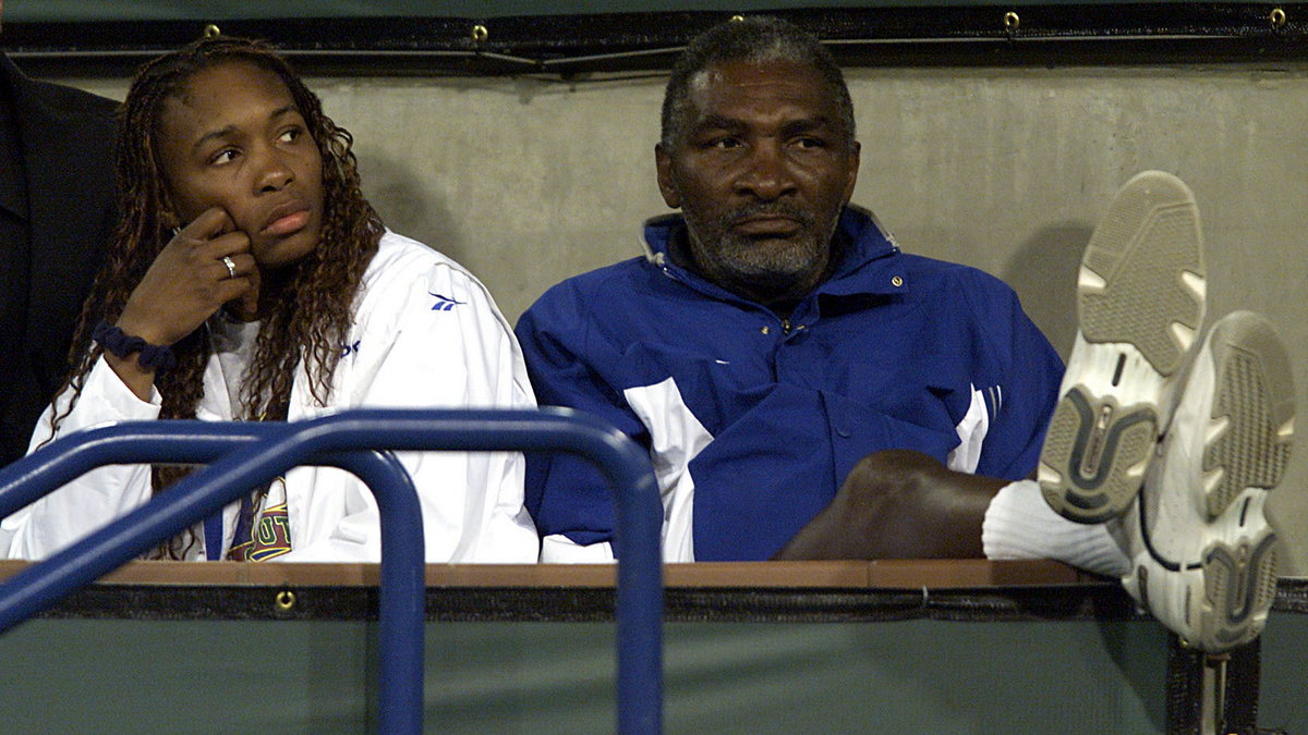 Venus i Richard Williams w Indian Wells w 2001 r.