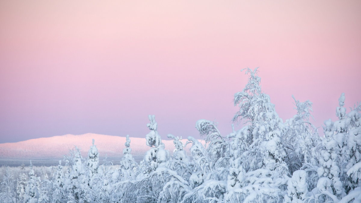 Śnieg w Finlandii