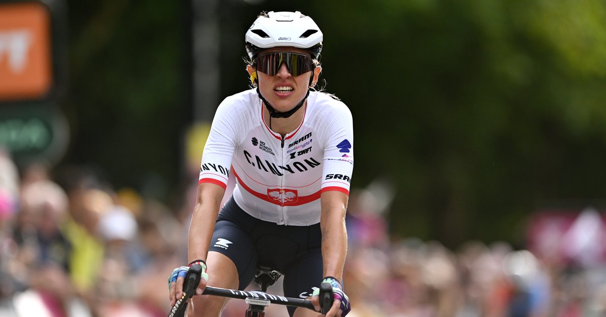 Katarzyna Niewiadoma walczyła do końca. Podium było blisko