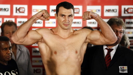 BOXING-GERMANY-UKRAINE-US-KLITSCHKO-THOMPSON