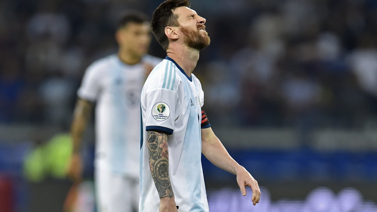 Rozczarowany Leo Messi