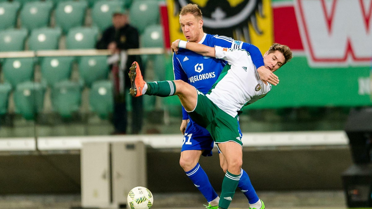 Pilka nozna. Ekstraklasa. WKS Slask Wroclaw - Ruch Chorzow. 19.03.2016 