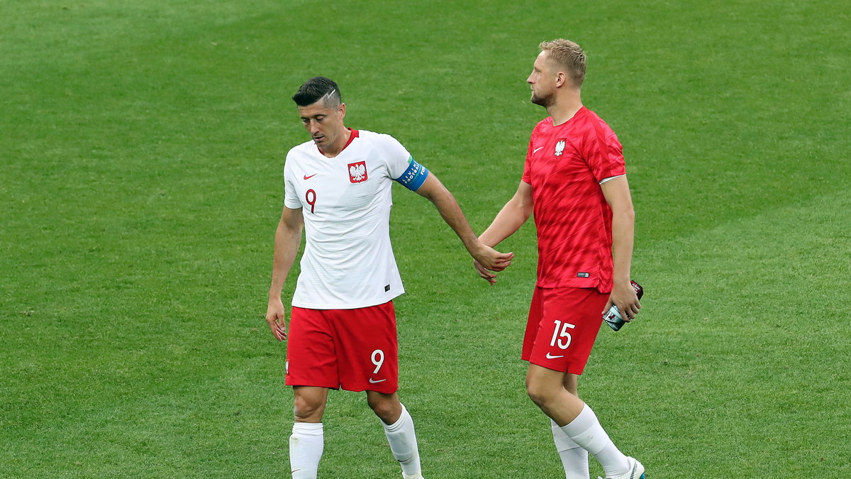 Robert Lewandowski i Kamil Glik