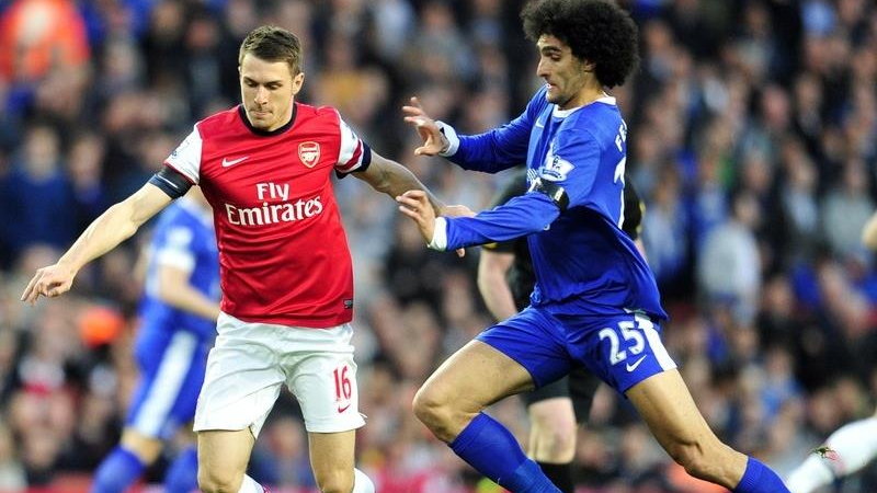 Aaron Ramsey i Marouane Fellaini