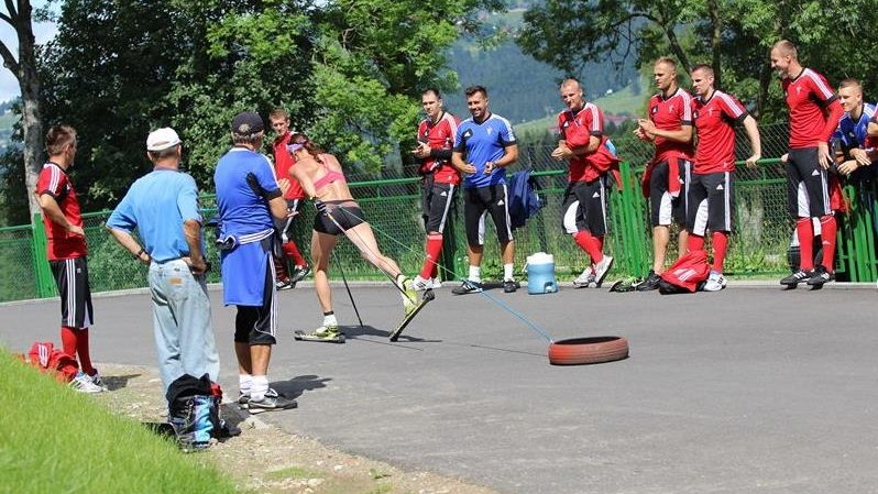 Piłkarze Górnika Zabrze podziwiają Justynę Kowalczyk