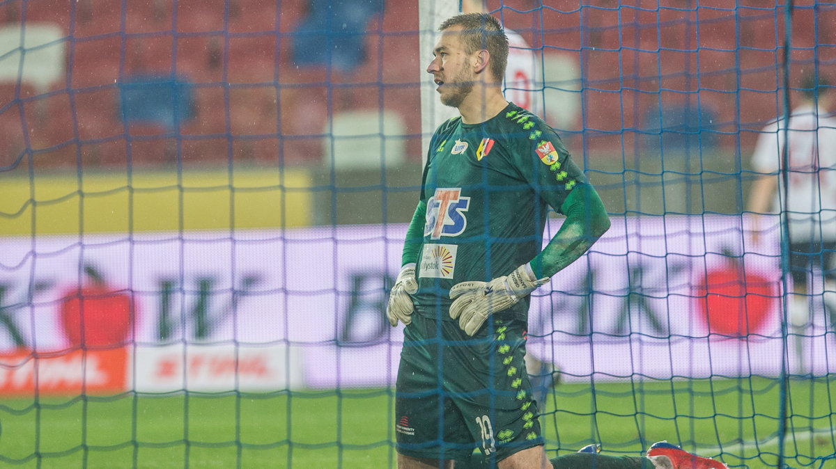 Grzegorz Sandomierski (w barwach Jagiellonii Białystok)