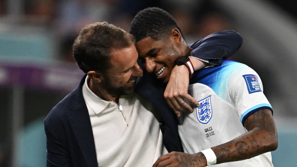 Gareth Southgate i Marcus Rashford