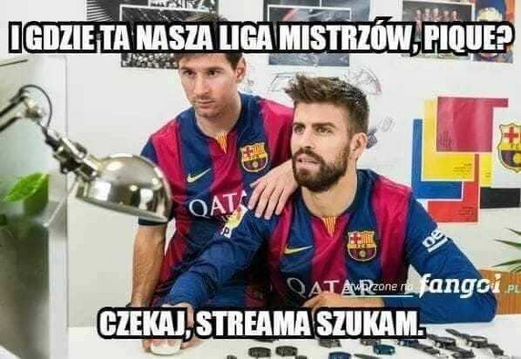 FC Barcelona żegna się z Ligą Mistrzów. Memy po meczu z PSG