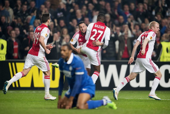 NETHERLANDS SOCCER UEFA EUROPA LEAGUE (Ajax Amsterdam vs Dnipro Dnipropetrovsk)