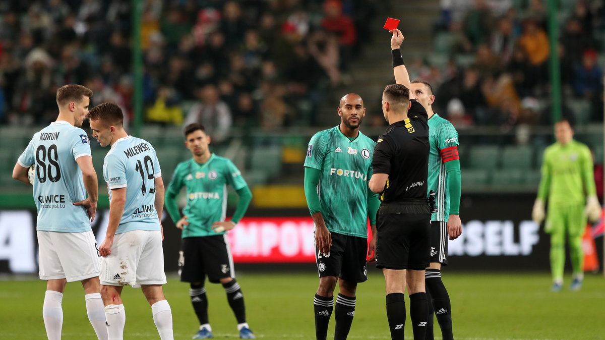 Pilka nozna. PKO Ekstraklasa. Legia Warszawa - Piast Gliwice. 07.03.2020