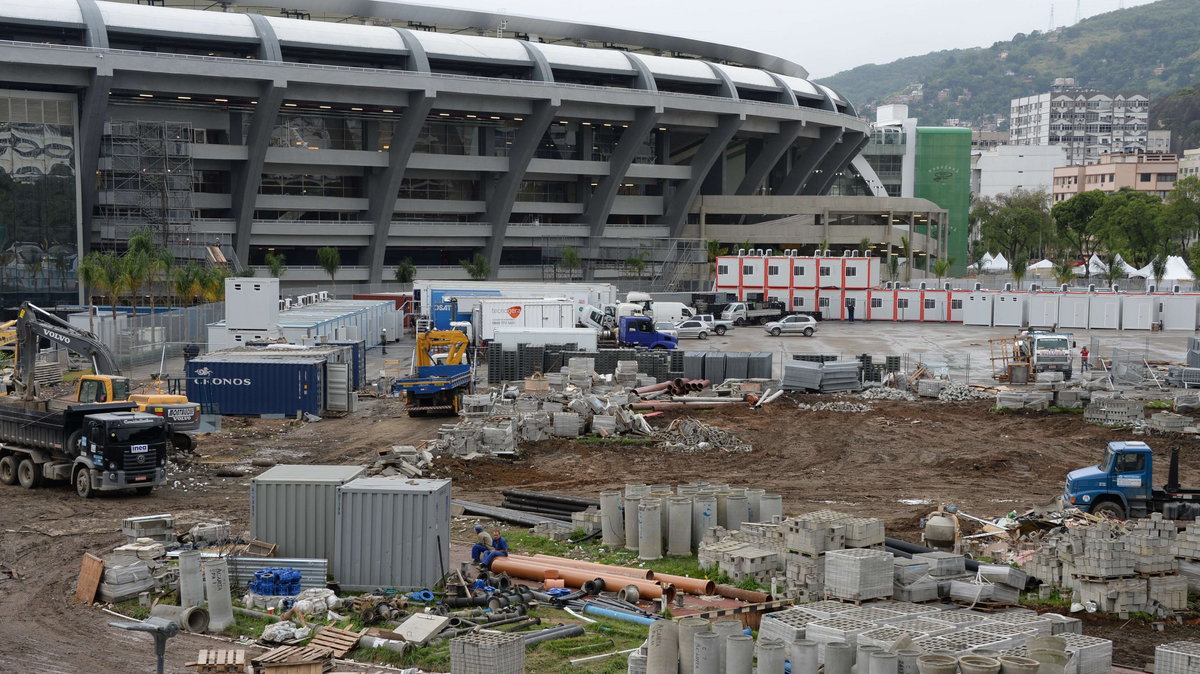 Maracana - widok przed stadionem