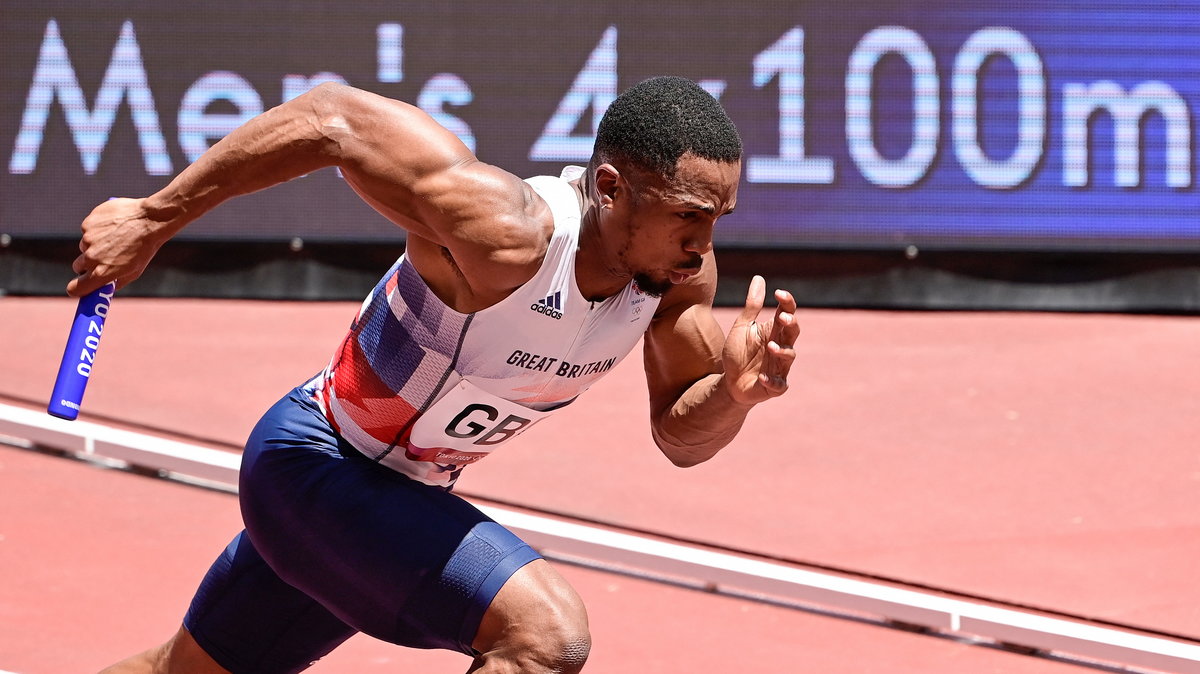 Chijindu Ujah pobiegł w sztafecie w Tokio i... pozbawił Brytyjczyków szans na medal