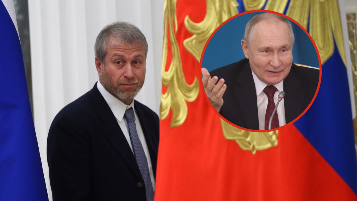Roman Abramowicz i Władimir Putin