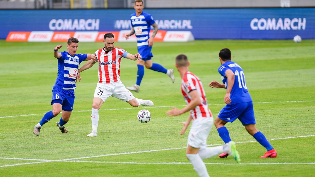 Damian Rasak (Wisła Płock) i Rafael Lopes (Cracovia)