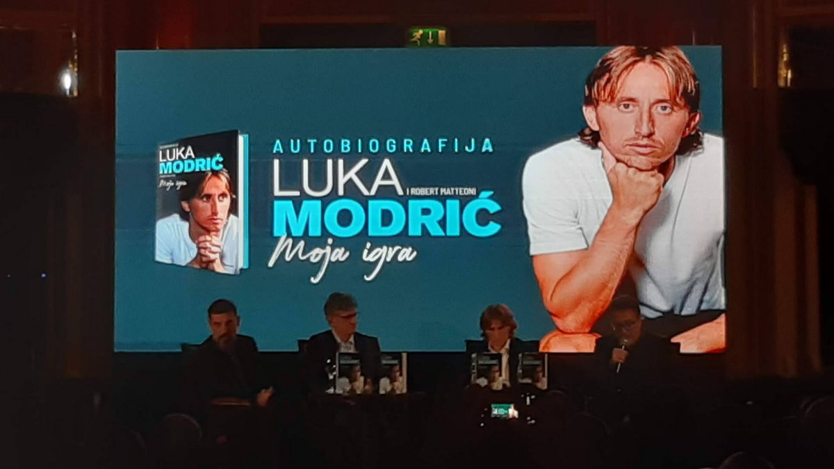 Luka Modrić na prezentacji autobiografii