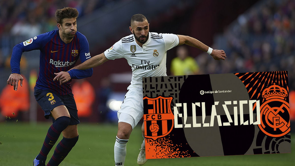 Gerard Pique i Karim Benzema / Nowa wizualizacja El Clasico