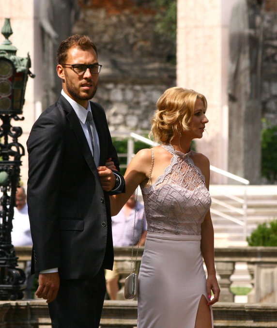 Jerzy Janowicz i Marta Domachowska