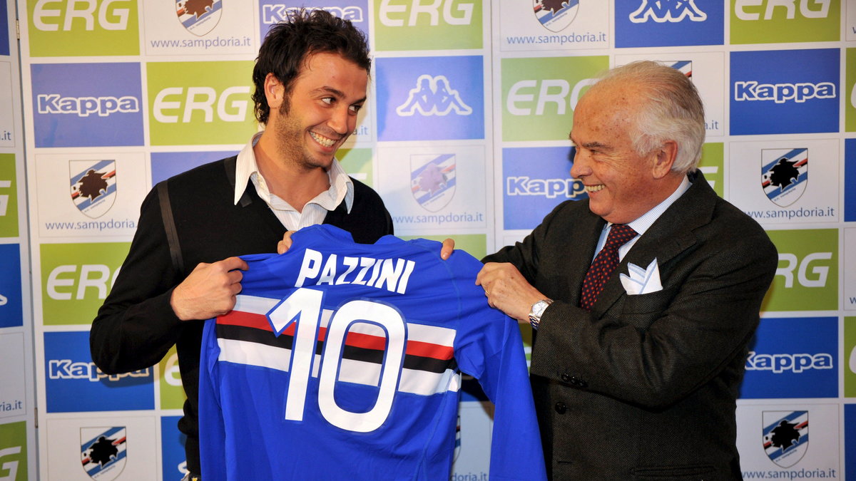 ITALY SOCCER SAMPDORIA PAZZINI