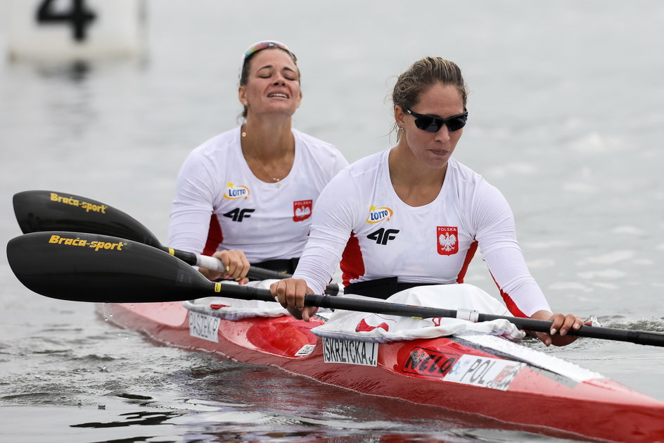 Paulina Paszek (z tyłu) i Justyna Iskrzycka w 2018 r.