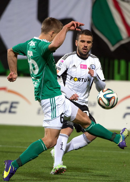 PIŁKA NOŻNA LIGA POLSKA PGE GKS LEGIA (Błażej Telichowski Orlando Sa)