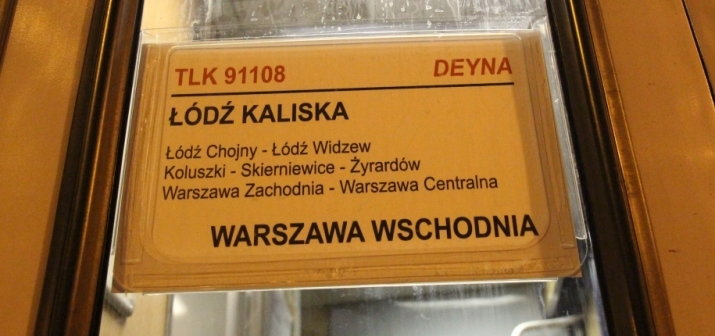 Internauci w głosowaniu zdecydowali, że jeden z pociągów relacji Łódź-Warszawa będzie nosić imię Kazimierza Deyny