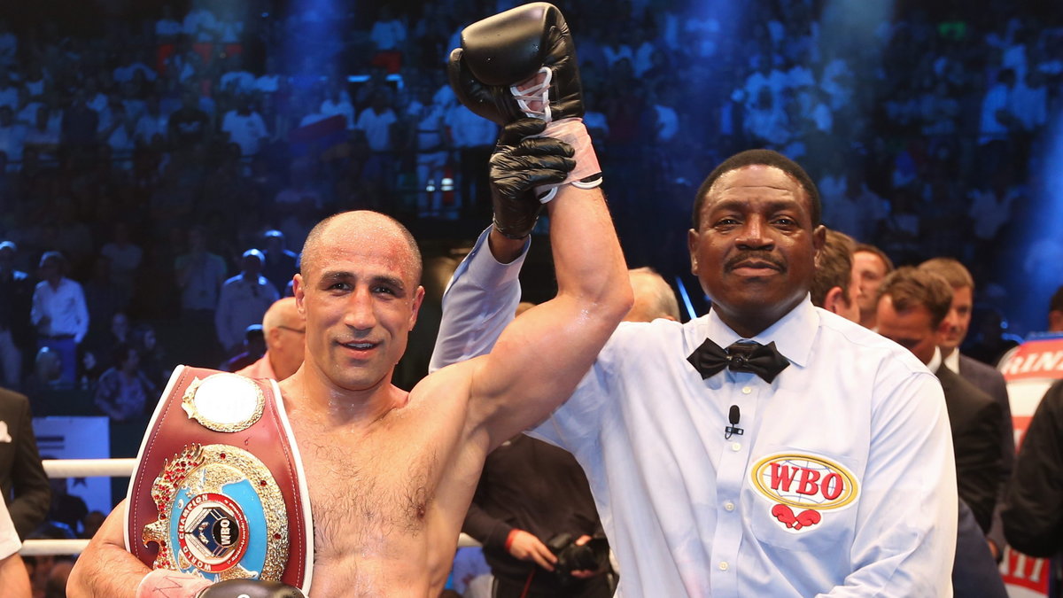 Arthur Abraham po pokonaniu Roberta Stieglitza