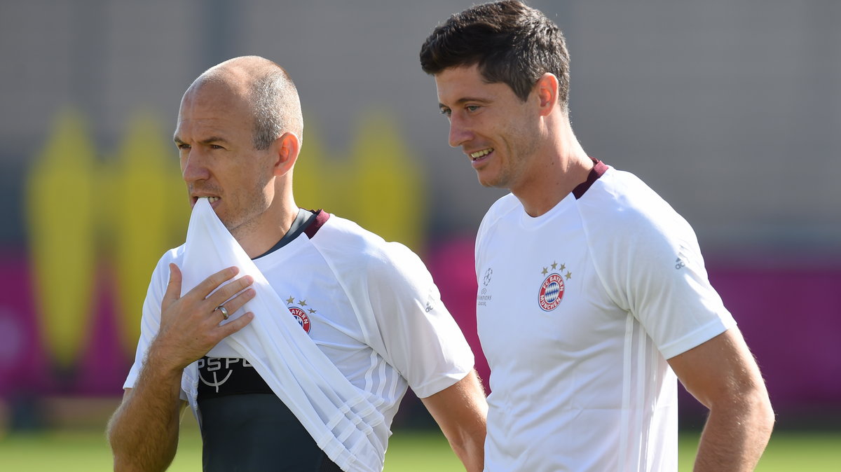 Arjen Robben i Robert Lewandowski