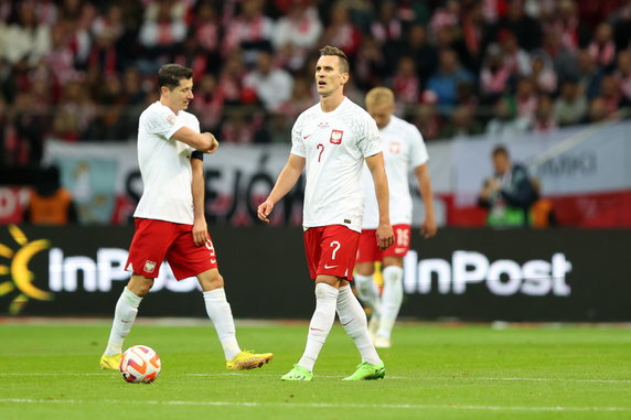 Robert Lewandowski i Arkadiusz Milik