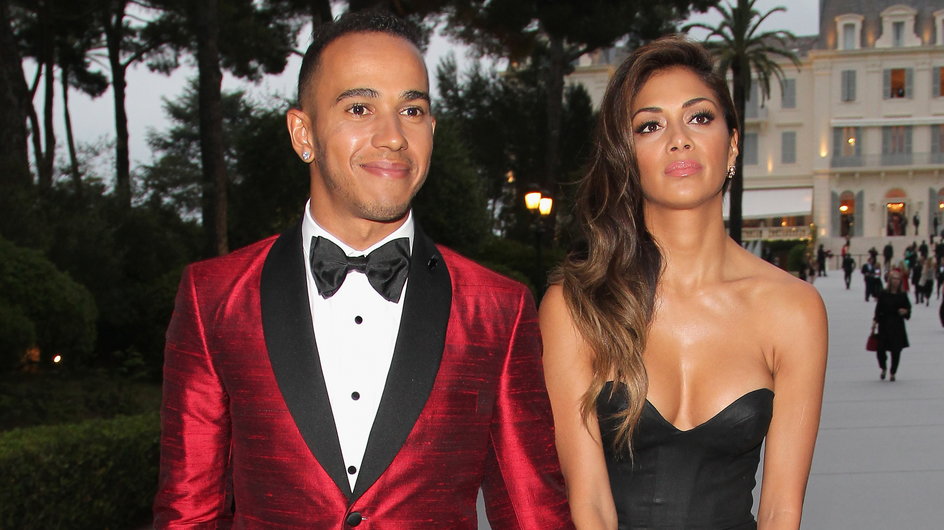 Nicole Scherzinger i Lewis Hamilton w maju 2014 r.