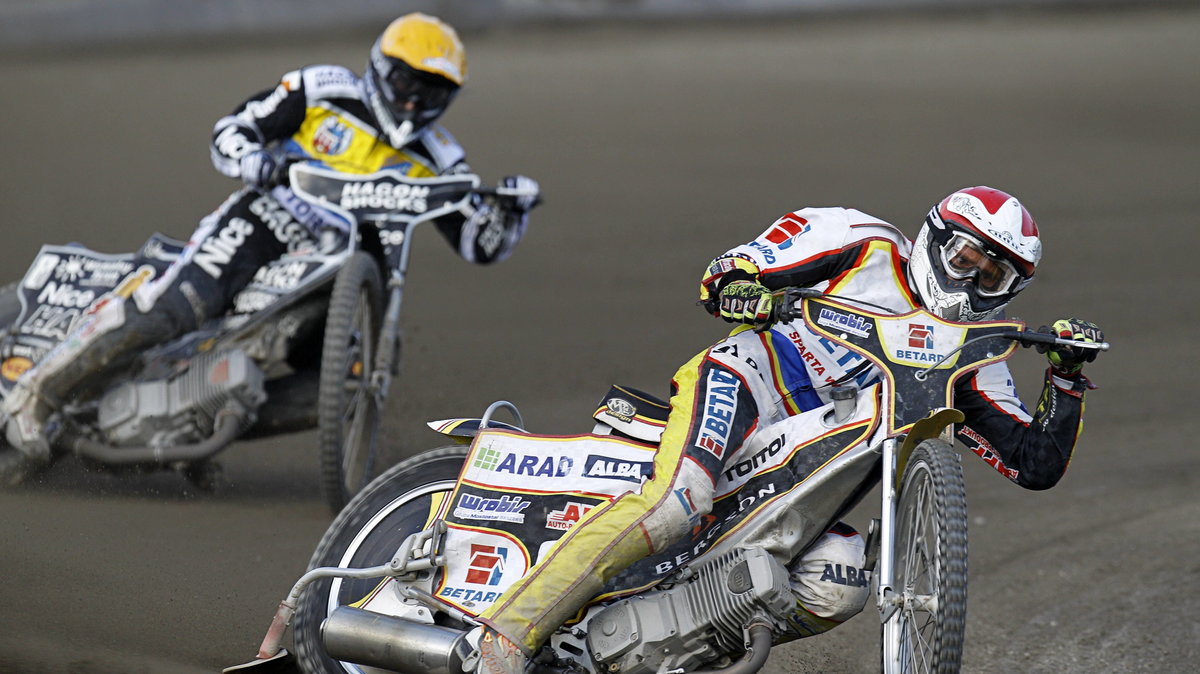 Piotr Świderski (P) i Chris Holder (L)