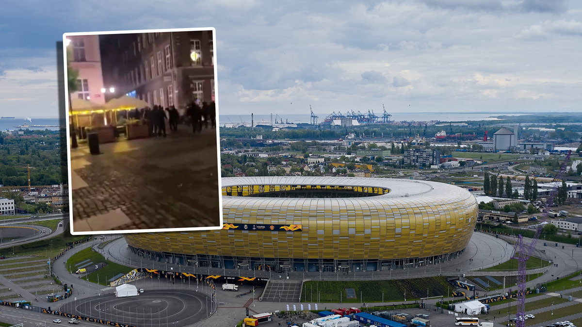 LE: finał po raz drugi w Polsce, kibole zaatakowali fanów Manchesteru United [WIDEO]