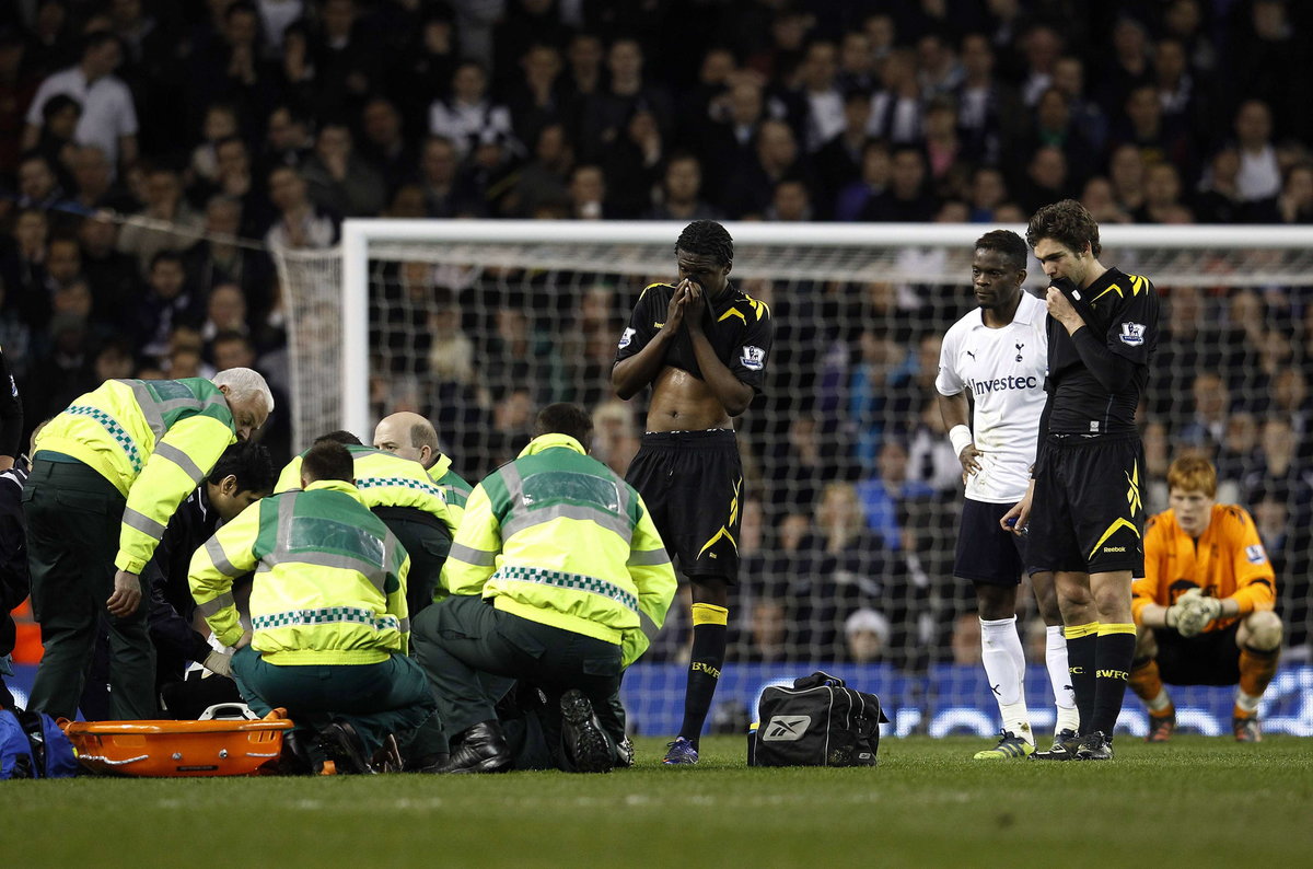 Fabrice Muamba dostał ataku serca podczas meczu