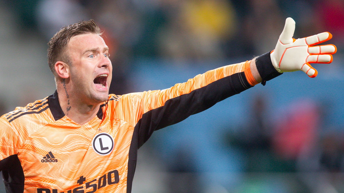 Artur Boruc w barwach Legii Warszawa