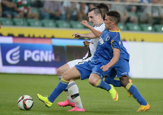 PIŁKA NOŻNA LE LEGIA WARSZAWA FK KUKESI (Michał Kucharczyk Emonoel Joao Ferreira)