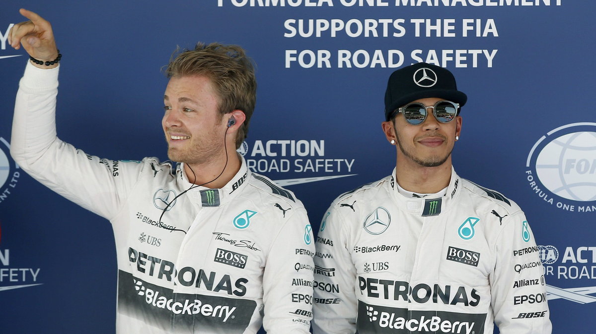 Nico Rosberg i Lewis Hamilton