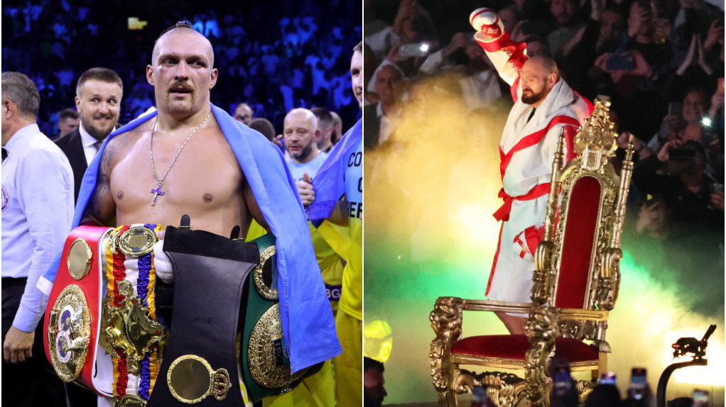 Ołeksandr Usyk i Tyson Fury