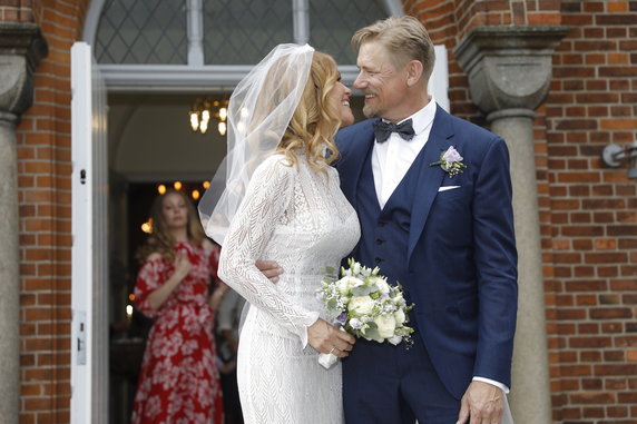 epa07650198 - DENMARK SOCCER WEDDING (Denmark's Peter Schmeichel Wedding)