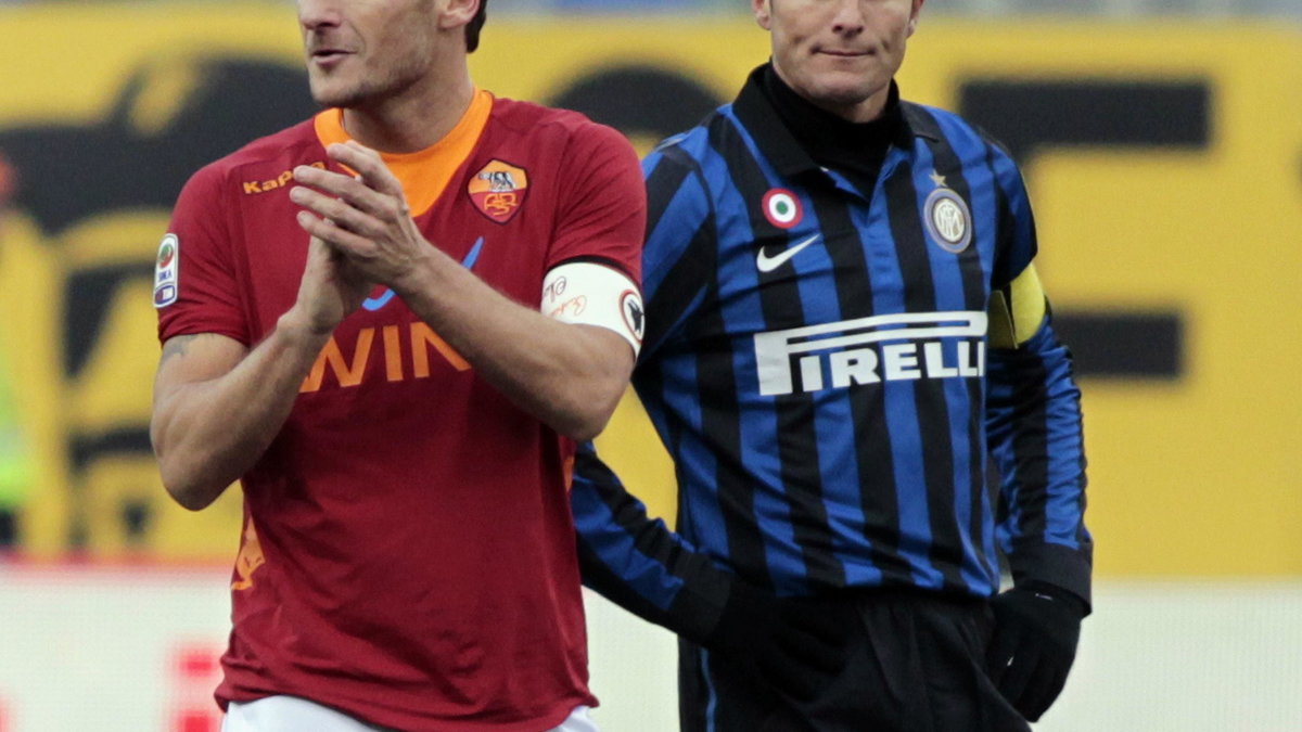 Francesco Totti (L)