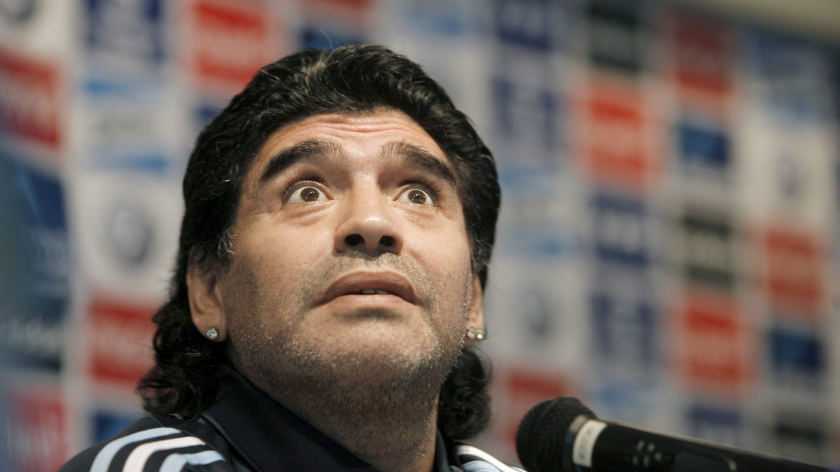 ARGENTINA SOCCER MARADONA