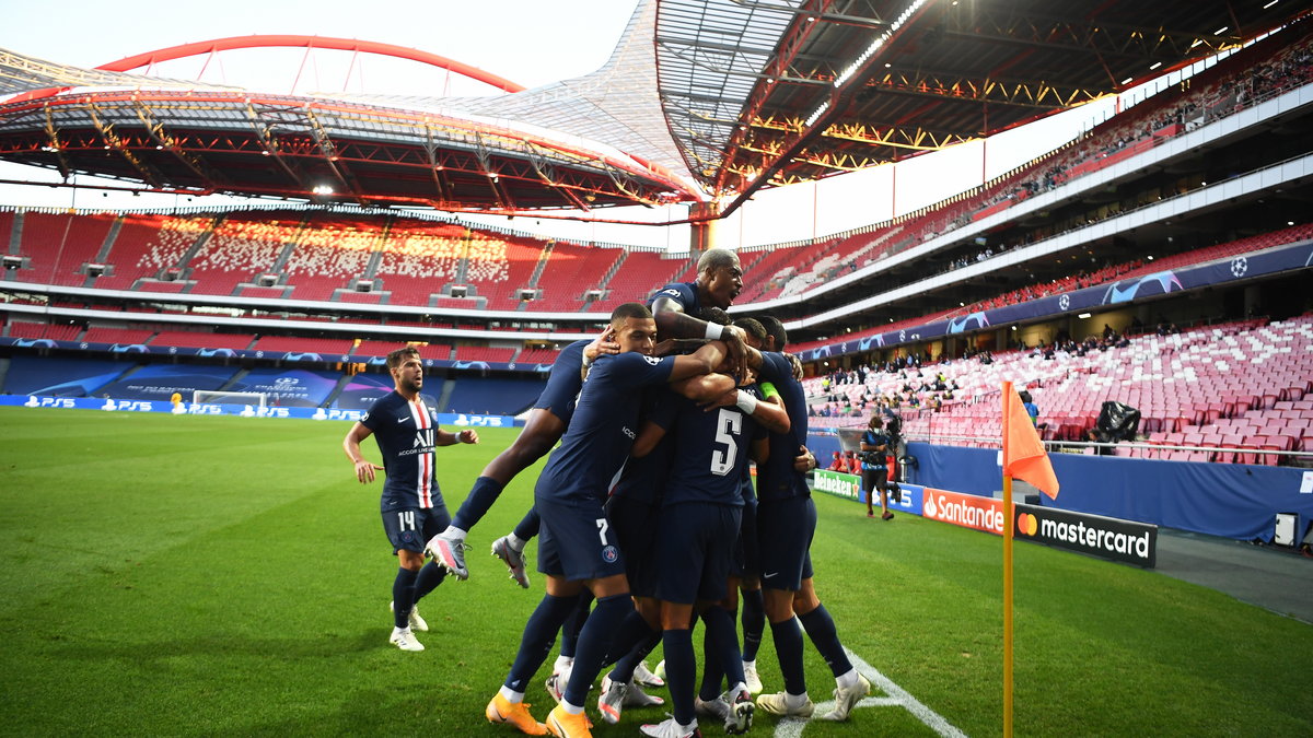 Radość piłkarzy Paris Saint-Germain