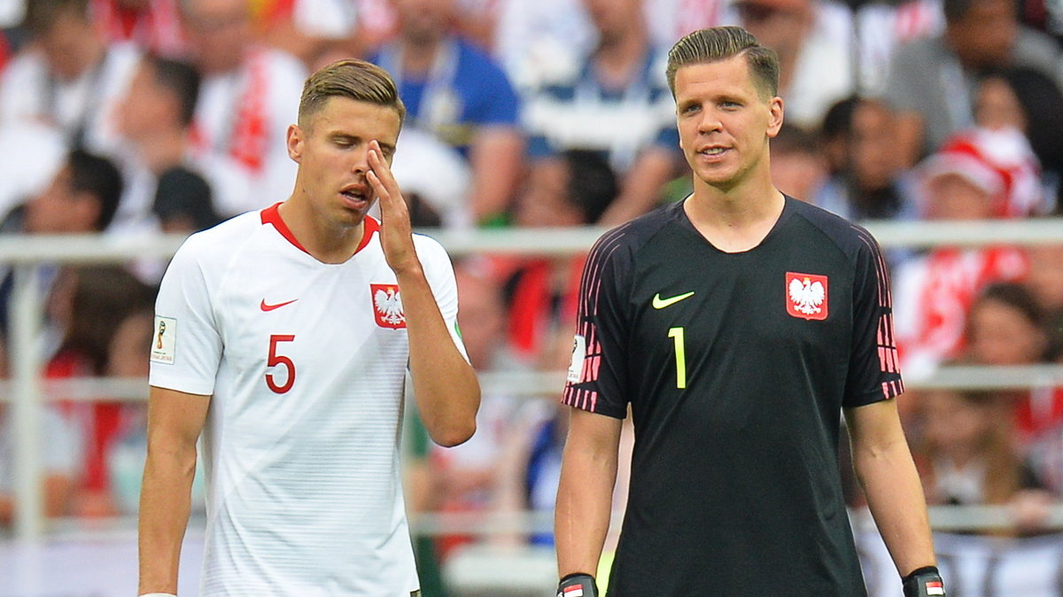 Jan Bednarek (L) i Wojciech Szczęsny