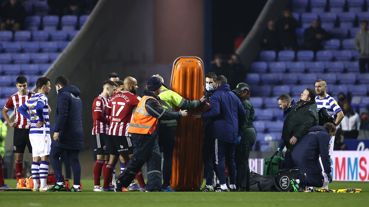 Mrożące krew w żyłach chwile na stadionie w Reading