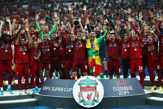 epa07773925 - TURKEY SOCCER UEFA SUPER CUP (UEFA Super Cup Liverpool FC vs Chelsea FC )