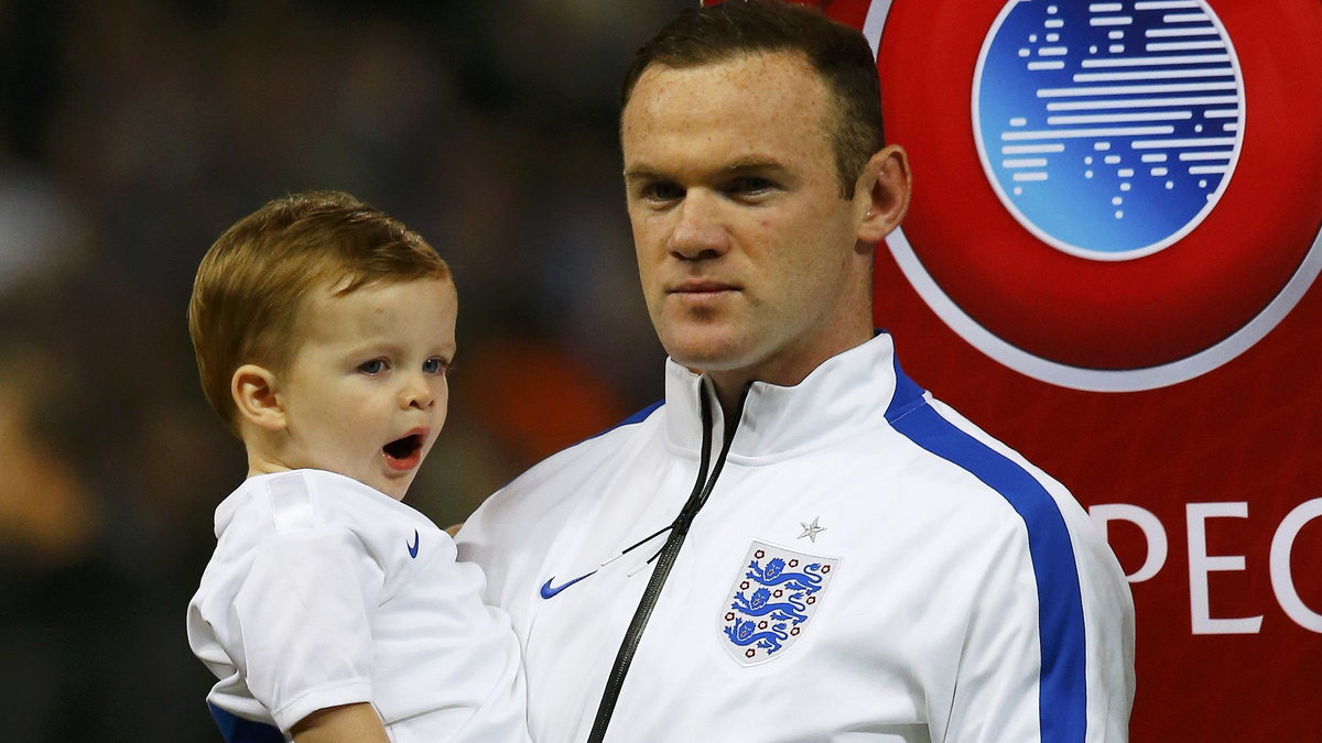 Wayne Rooney z synem