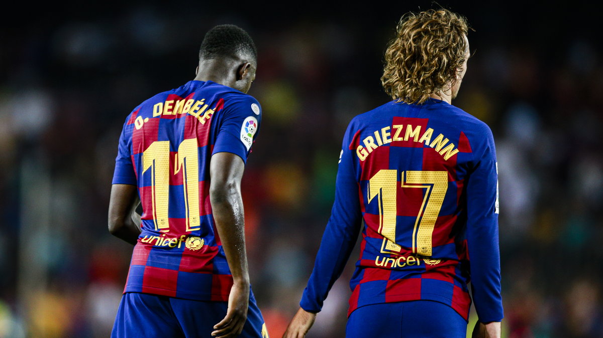 Griezmann i Dembele w barwach Barcelony