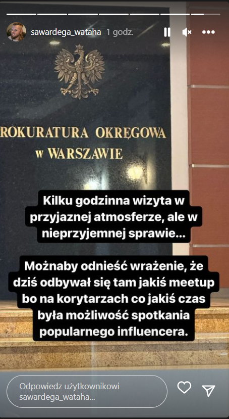 Wardęga złożył zeznania