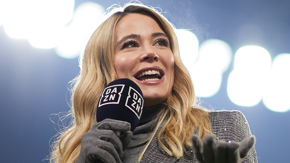 Diletta Leotta na meczu Juventus - Napoli