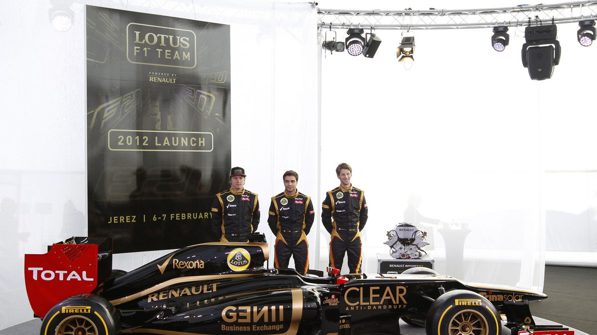 Kierowcy Lotus Renault i bolid